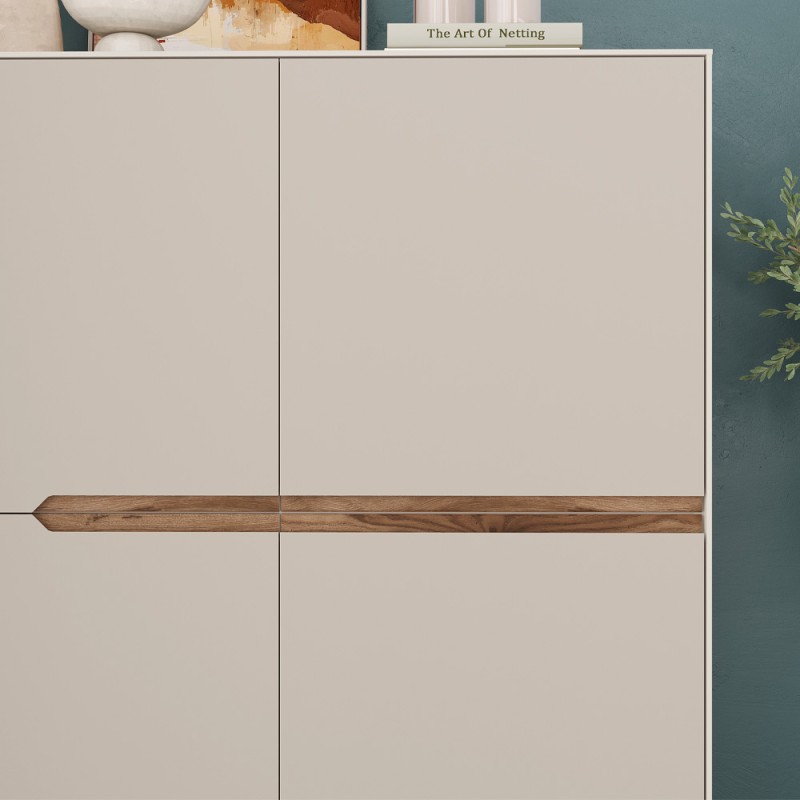 Μπουφές Arch Megapap χρώμα sandstone 98x40x120,5εκ.
