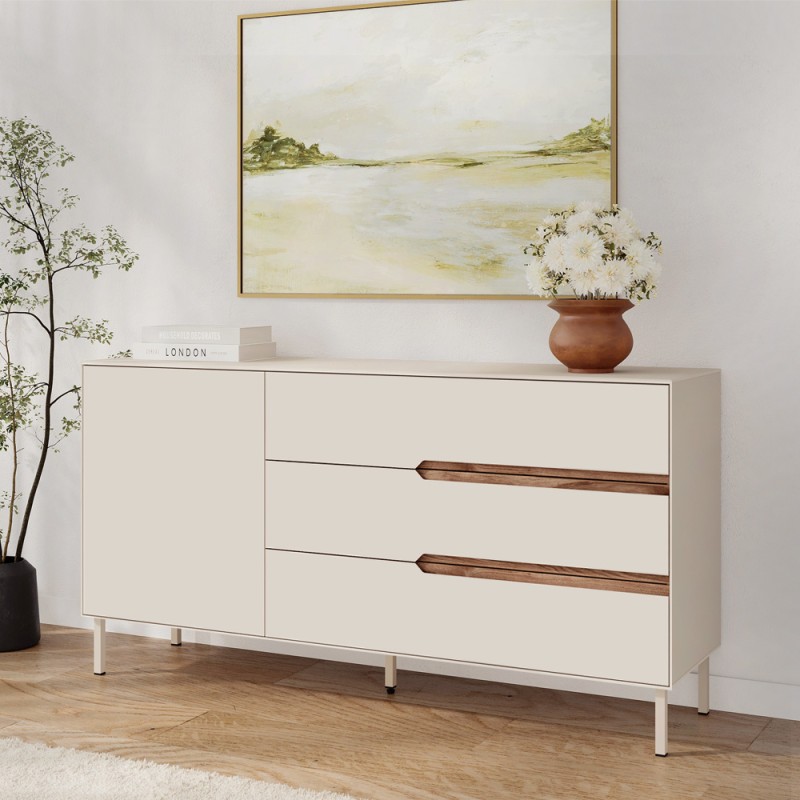 Μπουφές Arch Megapap χρώμα sandstone 150x40x78,4εκ.