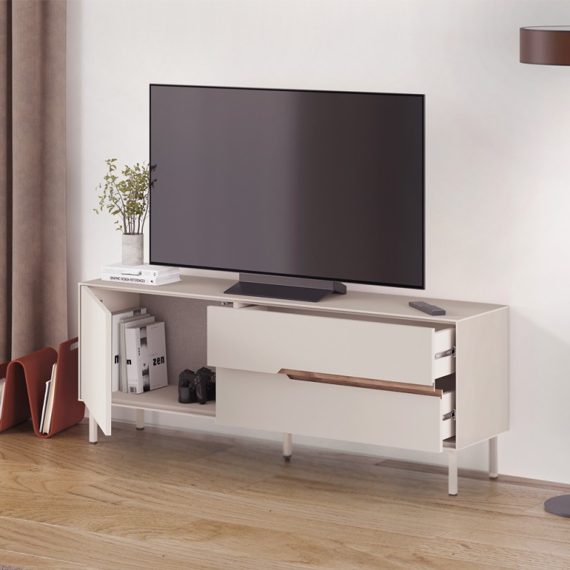 Έπιπλο τηλεόρασης Arch Megapap χρώμα sandstone 150x35x56,5εκ.