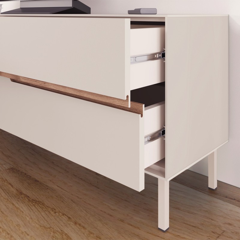 Έπιπλο τηλεόρασης Arch Megapap χρώμα sandstone 150x35x56,5εκ.