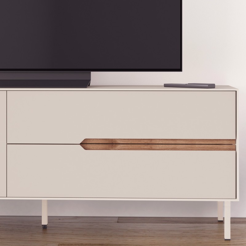 Έπιπλο τηλεόρασης Arch Megapap χρώμα sandstone 150x35x56,5εκ.