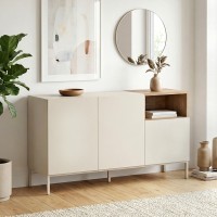 Μπουφές Cailin Megapap χρώμα sandstone - sepet oak 140x41,8x80εκ.