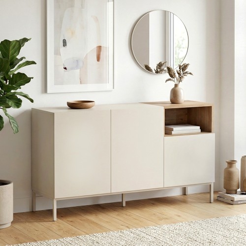 Μπουφές Cailin Megapap χρώμα sandstone - sepet oak 140x41,8x80εκ.