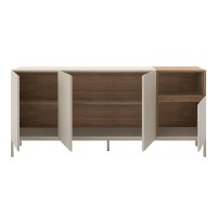Μπουφές Cailin Megapap χρώμα sandstone - sepet oak 180x41,8x80εκ.