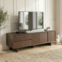 Έπιπλο τηλεόρασης Capri Megapap χρώμα καρυδί milano 180x45x55εκ.