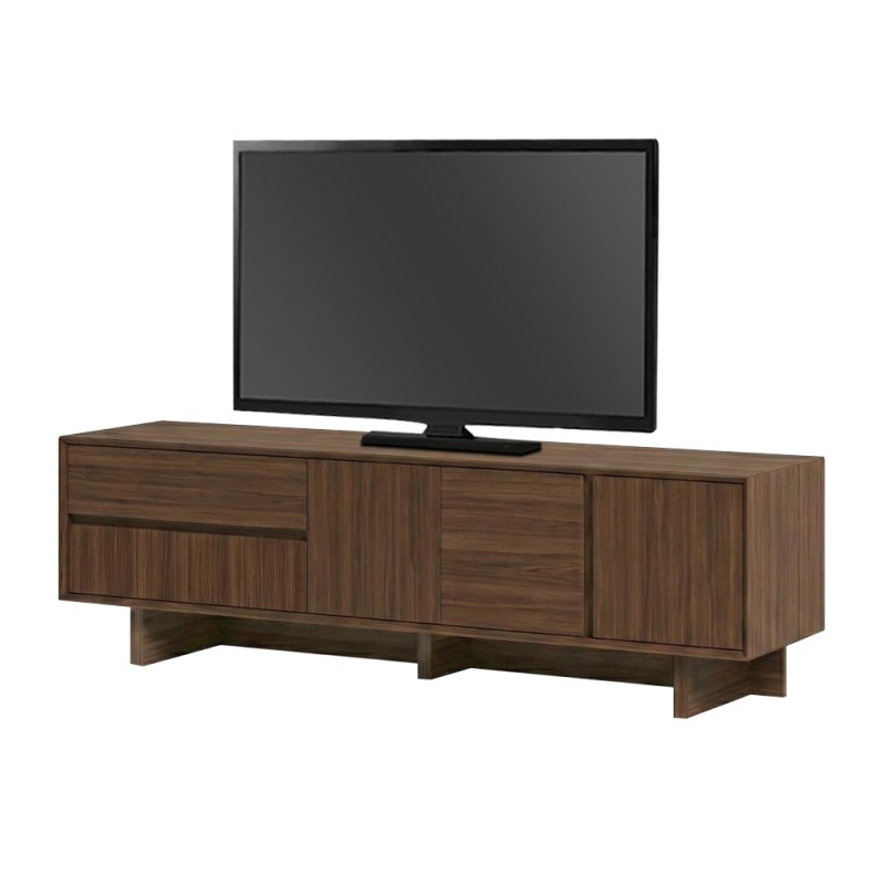 Έπιπλο τηλεόρασης Capri Megapap χρώμα καρυδί milano 180x45x55εκ.