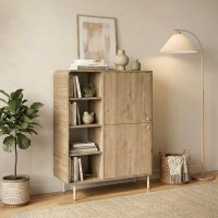 Μπουφές Colia Megapap χρώμα sepet oak 85x44x120,4εκ.