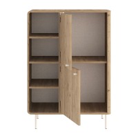 Μπουφές Colia Megapap χρώμα sepet oak 85x44x120,4εκ.