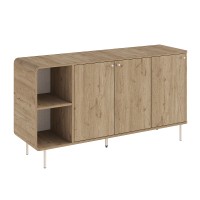 Μπουφές Colia Megapap χρώμα sepet oak 150x44x80εκ.