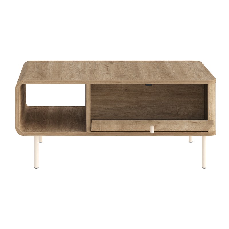 Τραπεζάκι σαλονιού Colia Megapap χρώμα sepet oak 90x60x40,4εκ.