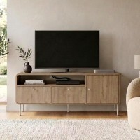 Έπιπλο τηλεόρασης Colia Megapap χρώμα sepet oak 140,3x34x55,7εκ.