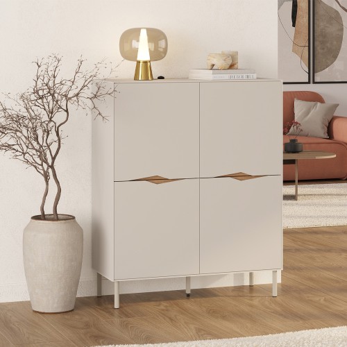 Μπουφές Marquise Megapap χρώμα sandstone 98x40x120εκ.