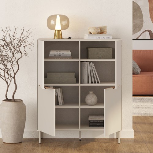 Μπουφές Marquise Megapap χρώμα sandstone 98x40x120εκ.