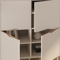Μπουφές Marquise Megapap χρώμα sandstone 98x40x120εκ.