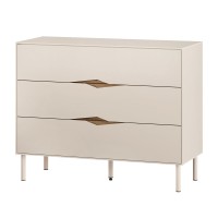 Συρταριέρα Marquise Megapap χρώμα sandstone 98x40x78,5εκ.