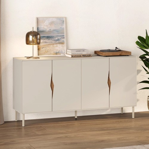 Μπουφές Marquise Megapap χρώμα sandstone 150x40x78,5εκ.
