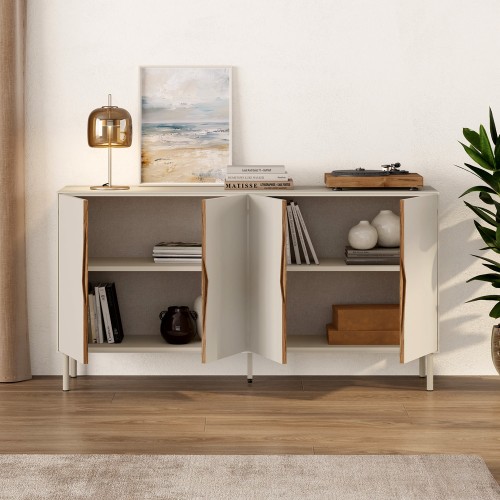 Μπουφές Marquise Megapap χρώμα sandstone 150x40x78,5εκ.