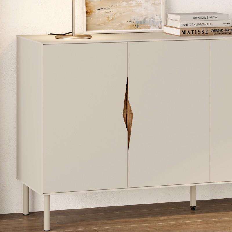 Μπουφές Marquise Megapap χρώμα sandstone 150x40x78,5εκ.