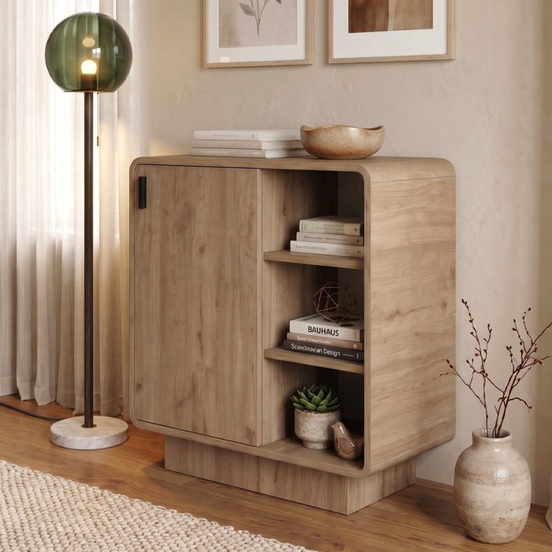 Μπουφές Rovel Megapap χρώμα sepet oak 80,3x39x80,4εκ.