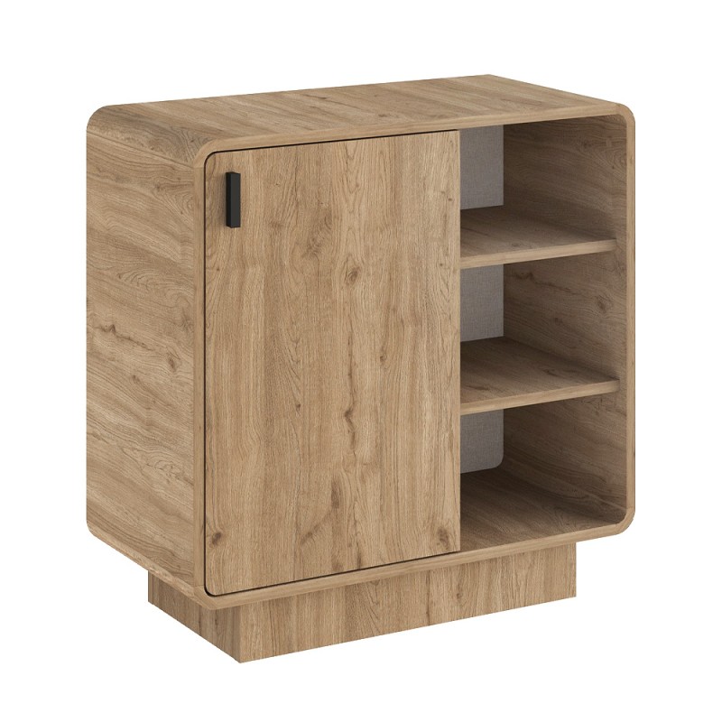 Μπουφές Rovel Megapap χρώμα sepet oak 80,3x39x80,4εκ.