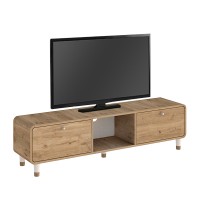 Έπιπλο τηλεόρασης Doro Megapap χρώμα sepet oak 150x34x41εκ.