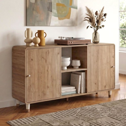 Μπουφές Doro Megapap χρώμα sepet oak 150,2x39x81εκ.