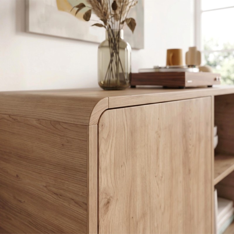 Μπουφές Doro Megapap χρώμα sepet oak 150,2x39x81εκ.