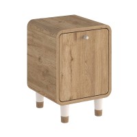 Κομοδίνο Doro Megapap χρώμα sepet oak 35,3x34x51εκ.