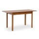 Τραπέζι Bergen Megapap μασίφ ξύλο-MDF επεκτεινόμενο χρώμα καρυδί 120/150x68x77εκ.