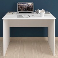 Γραφείο εργασίας Kalen Megapap χρώμα λευκό 90x60x74εκ.