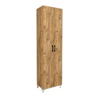 Ντουλάπα - Παπουτσοθήκη Lilly Megapap χρώμα pine oak 49x32x178εκ.