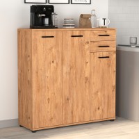 Παπουτσοθήκη - Ντουλάπι Polly Megapap χρώμα pine oak 108x35x108εκ.