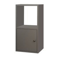 Κομοδίνο Vito Megapap χρώμα ανθρακί 34x30x66,4εκ.
