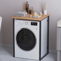 Έπιπλο πλυντηρίου Doyle Megapap χρώμα pine oak 67x60x92,8εκ.