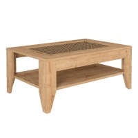 Τραπεζάκι σαλονιού Madura Megapap χρώμα sapphire oak 90x60x40εκ.