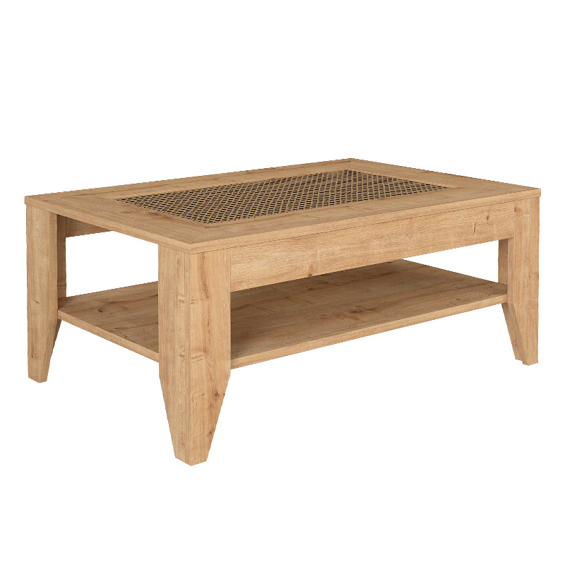 Τραπεζάκι σαλονιού Madura Megapap χρώμα sapphire oak 90x60x40εκ.