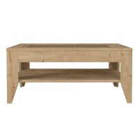 Τραπεζάκι σαλονιού Madura Megapap χρώμα sapphire oak 90x60x40εκ.