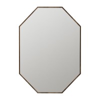 Καθρέπτης τοίχου Ursula Μegapap χρώμα καρυδί 45x2x70εκ.