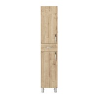 Ντουλάπι κουζίνας - μπάνιου Selina Megapap χρώμα sapphire oak 35x31x179εκ.