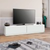 Έπιπλο τηλεόρασης Ahenk Megapap χρώμα λευκό 160x31,3x32,9εκ.
