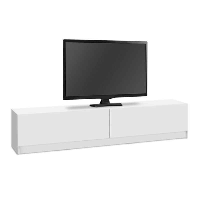 Έπιπλο τηλεόρασης Ahenk Megapap χρώμα λευκό 160x31,3x32,9εκ.