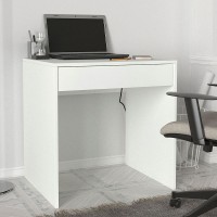Γραφείο εργασίας Mida Megapap χρώμα λευκό 72x60x73,8εκ.