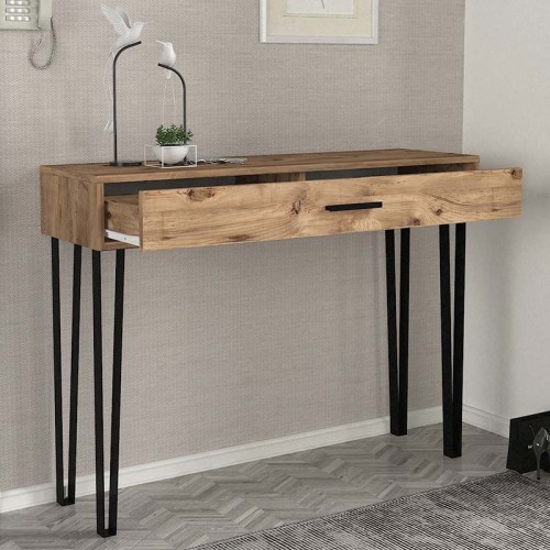 Κονσόλα Rochel Megapap χρώμα atlantic pine 120x35x89,8εκ.