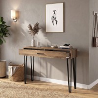Κονσόλα Rochel Megapap χρώμα καρυδί 120x35x89,8εκ.