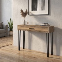 Κονσόλα Rochel Megapap χρώμα καρυδί 120x35x89,8εκ.