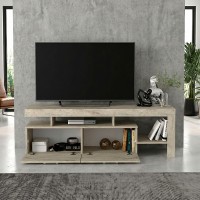Έπιπλο τηλεόρασης Acnes Megapap χρώμα travertine 160x40x53εκ.