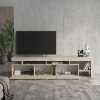 Έπιπλο τηλεόρασης Acnes Megapap χρώμα travertine 220x40x52εκ.