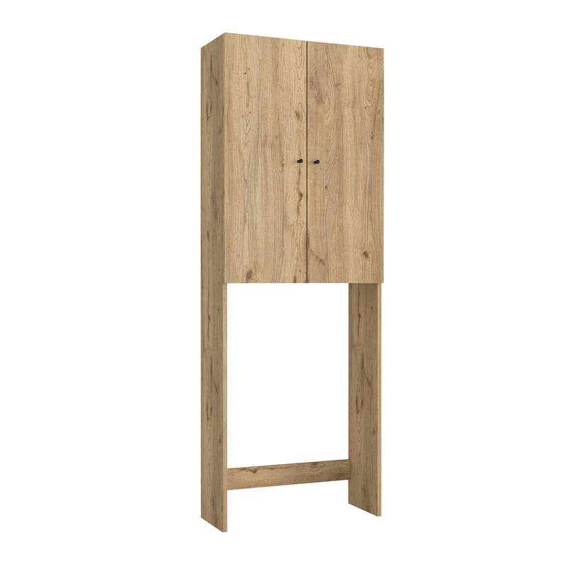 Έπιπλο πλυντηρίου Romme Megapap χρώμα sepet oak 65x27,1x180εκ.