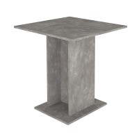 Τραπέζι Allos Megapap χρώμα γκρι σκυροδέματος 75x75x77εκ.