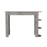 Τραπέζι μπαρ Vigne Megapap χρώμα γκρι σκυροδέματος 150x51,6x101,8εκ.